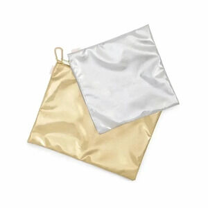 NWT! BAN.DO Large Metallic Carryall Duo Set